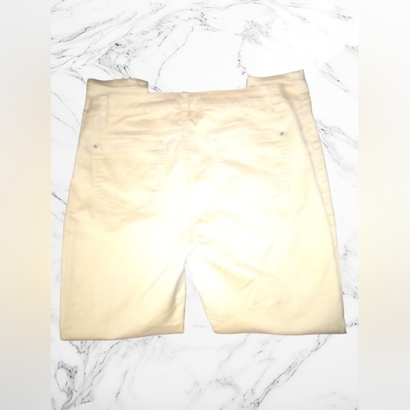 "Tinseltown" Women's Mustard Color Stretchy Soft Denim High-rise Jeggings - Picture 2 of 2